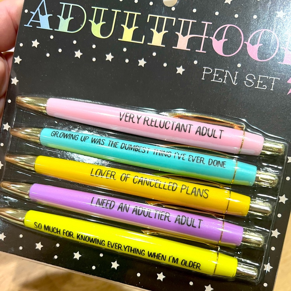 💥The ADULTHOOD Pen Set💥Funny Gift - Gag Gift